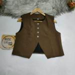 Olive green half coat