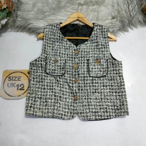 Tweed half coat