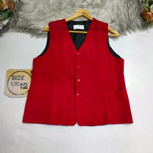 Red half coat