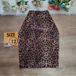 Animal print Pencil skirt